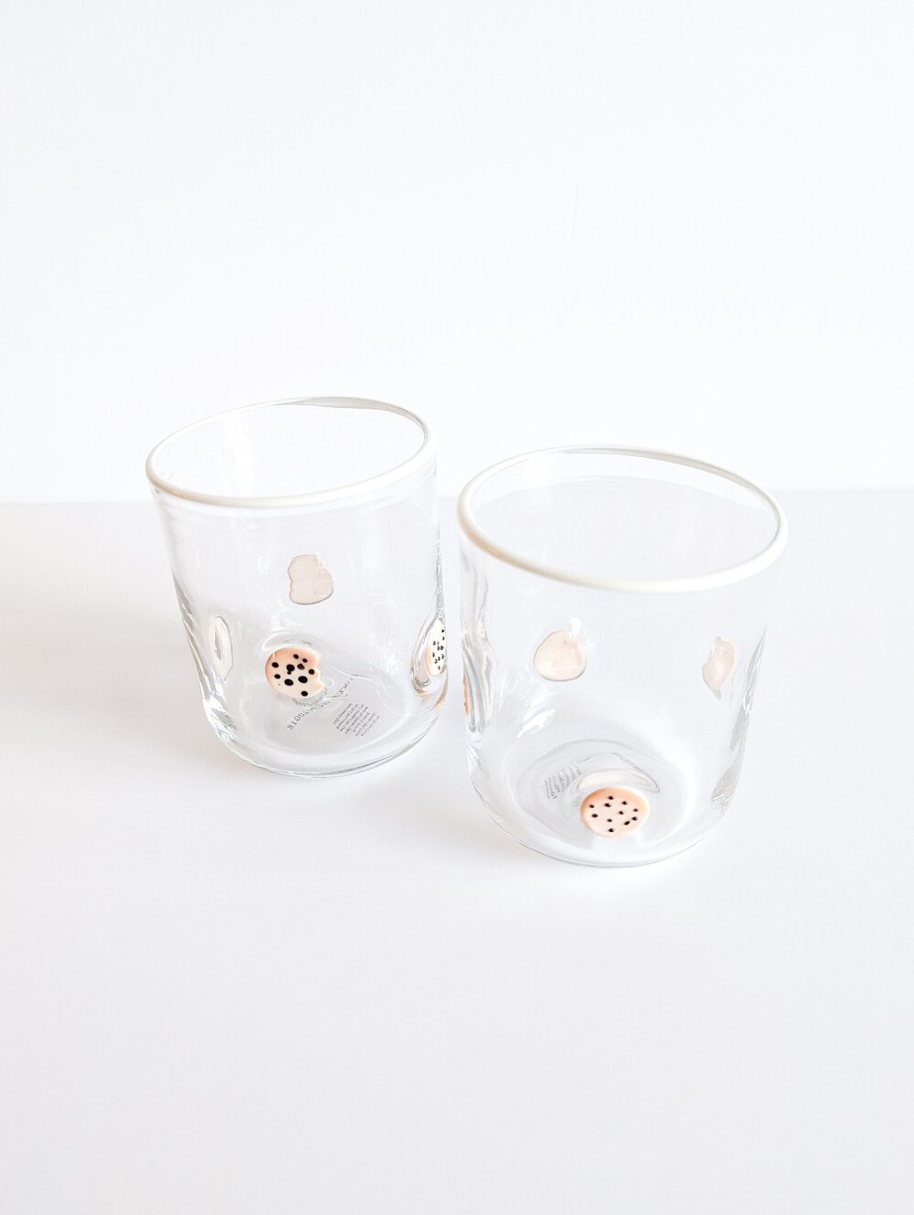 Anthropologie Icon Juice Glass Set of 2 – Cookie